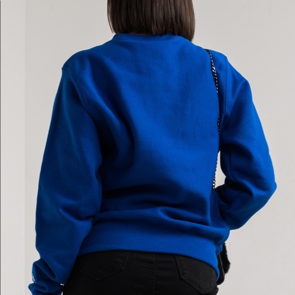 New Champion Reverse Weave Logo Sweatshirt Last 1 - Picture 3 of 8